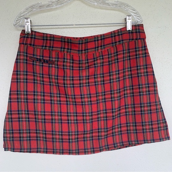 Boston Proper plaid mini skort. - Picture 7 of 13